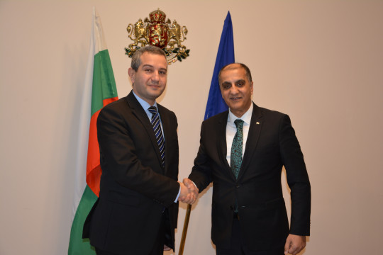 Зам.-министър Кръстев и посланикът на Палестина обсъдиха двустранното сътрудничество в сферата на труда