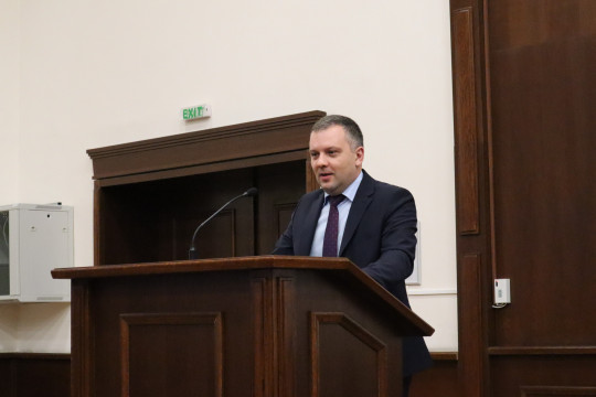 Заместник-министър Николай Найденов представи пред студенти съвременните форми на работа в контекста на трудовото право