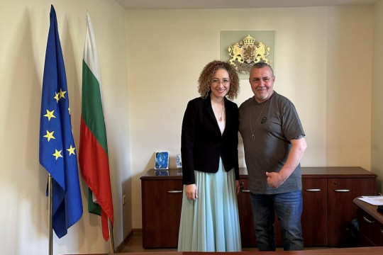 Подкрепата за театрите чрез програма „Мелпомена“ обсъдиха министър Шалапатова и председателят на Съюза на артистите Христо Мутафчиев